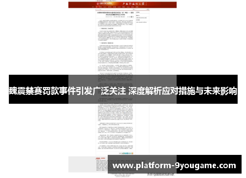 魏震禁赛罚款事件引发广泛关注 深度解析应对措施与未来影响