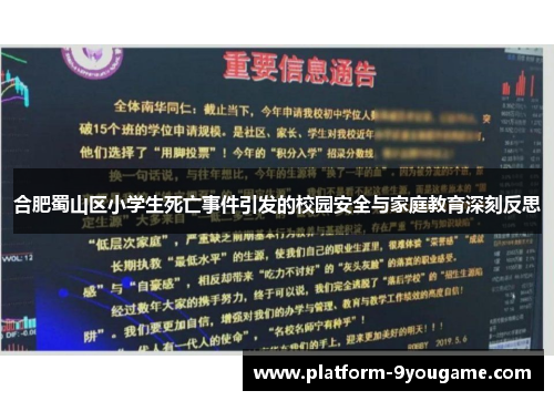 合肥蜀山区小学生死亡事件引发的校园安全与家庭教育深刻反思